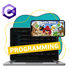 Программирование на C#. Удивительный мир 2D-игр - КИБЕРшкола программирования для детей, компьютерные курсы для школьников, начинающих и подростков - KIBERone г. Екатеринбург